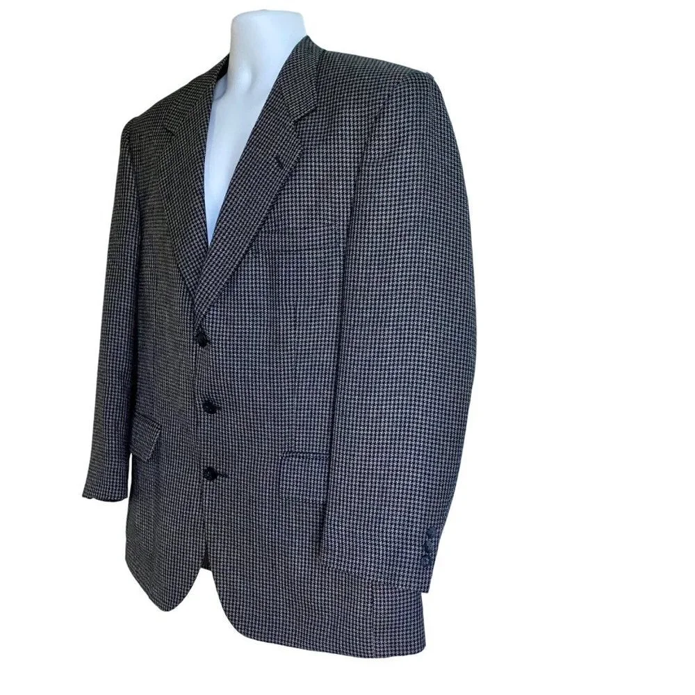 Stafford Options 3 Button Sports Coat Jacket Blazer 42R